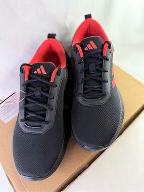 Adidas Youth Black & Red Lightweight Impulse Syn 3.0 JJ5330 Sneakers